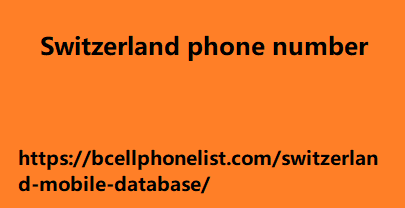 Switzerland phone number 